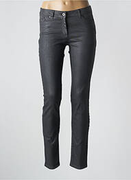Pantalon slim tissage enduit taille normale gris AIRFIELD femme
