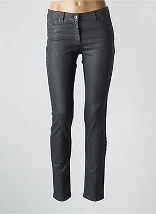 Pantalon slim tissage enduit taille normale gris AIRFIELD femme