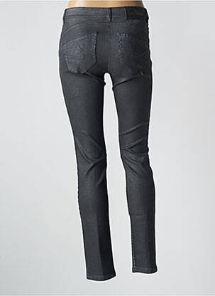 Pantalon slim tissage enduit taille normale gris AIRFIELD femme