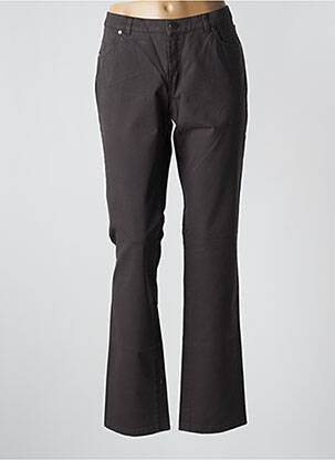 Pantalon droit stretch taille normale gris EUGEN KLEIN femme