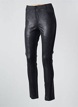 Jeans coupe slim stretch taille haute noir EVA KAYAN femme