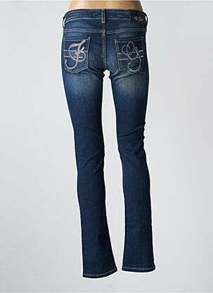 Jeans coupe slim taille basse taille basse bleu FLY GIRL femme