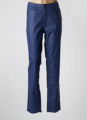 Pantalon droit stretch taille normale bleu PAUPORTÉ femme
