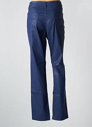 Pantalon droit stretch taille normale bleu PAUPORTÉ femme