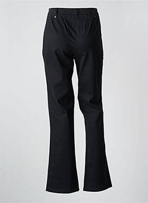 Pantalon droit stretch taille haute noir ROSA ROSAM femme