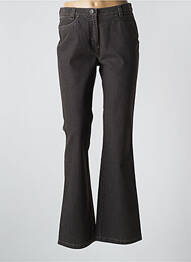 Jean coupe flare stretch taille normale marron TONI femme