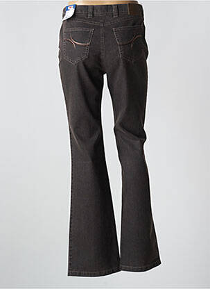 Jean coupe flare stretch taille normale marron TONI femme