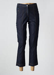 Jeans coupe droite taille haute taille haute bleu TRIGON femme