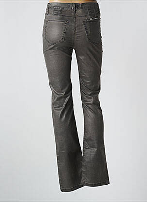 Pantalon droit stretch taille normale gris VOTRE NOM femme