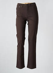 Pantalon droit marron ROSA ROSAM pour femme seconde vue