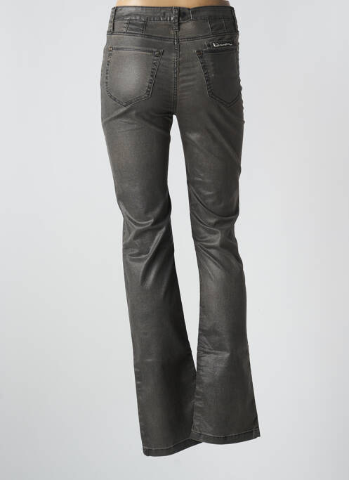 Pantalon droit stretch taille normale gris VOTRE NOM femme