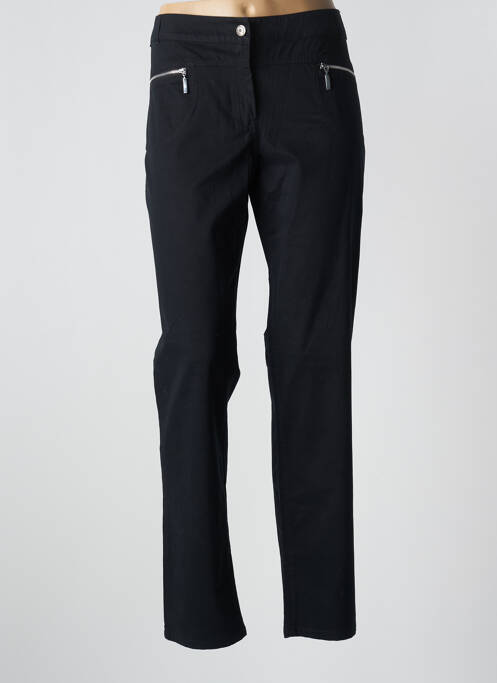 Pantalon droit noir PAUL BRIAL pour femme