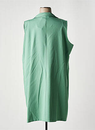Gilet sans manche fausses poches vert VETISTYLE femme