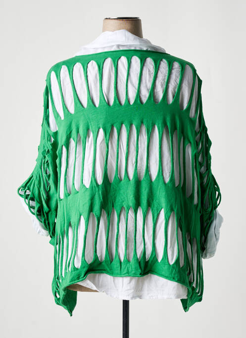 Tunique manches longues vert PIMENT ROUGE pour femme