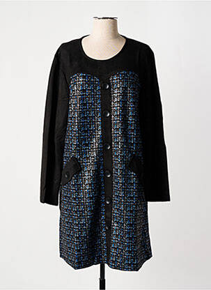 Robe courte bleu POMME ROUGE femme