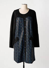 Robe courte bleu POMME ROUGE femme