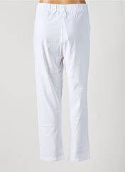 Pantalon droit blanc POMME ROUGE pour femme seconde vue