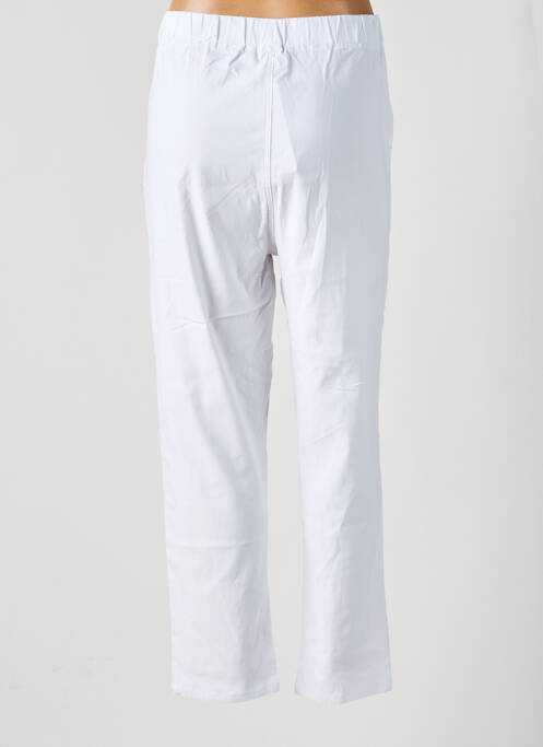 Pantalon droit blanc POMME ROUGE pour femme