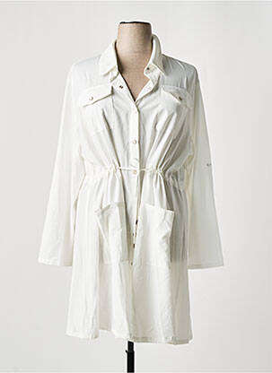 Veste casual poches blanc POMME ROUGE femme