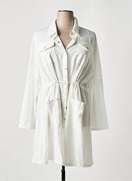 Veste casual poches blanc POMME ROUGE femme