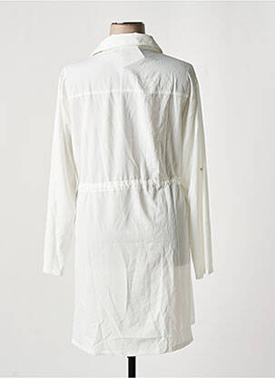 Veste casual poches blanc POMME ROUGE femme