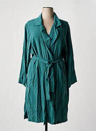 Trench poches sans capuche vert PIMENT ROUGE femme