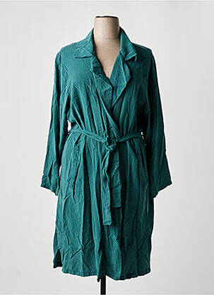 Trench poches sans capuche vert PIMENT ROUGE femme