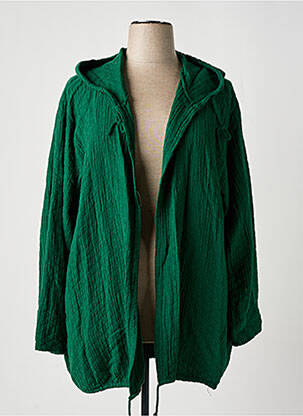 Veste casual manches longues vert PIMENT ROUGE femme