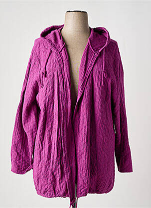 Veste casual manches longues rose PIMENT ROUGE femme