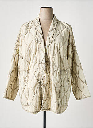 Veste casual poches beige PIMENT ROUGE femme