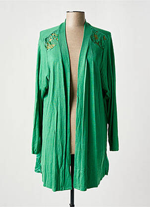 Gilet manches longues stretch vert PIMENT ROUGE femme