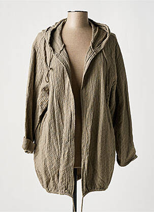 Veste casual manches longues marron PIMENT ROUGE femme