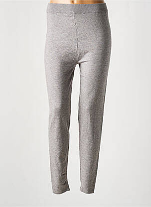 Legging taille haute taille haute gris PIMENT ROUGE femme