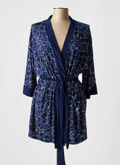 Veste kimono bleu 2 W PARIS pour femme