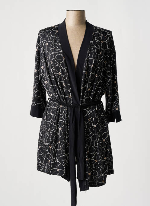 Veste kimono noir 2 W PARIS pour femme