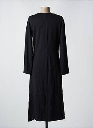 Robe mi-longue manches longues manches longues noir AGATHE & LOUISE femme