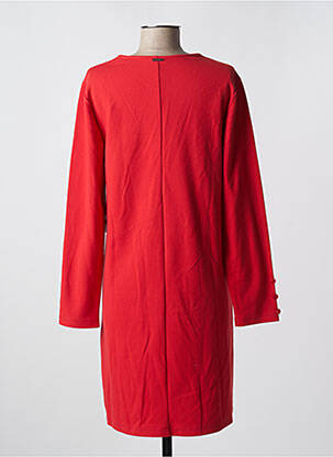 Robe mi-longue manches longues manches longues rouge AGATHE & LOUISE femme