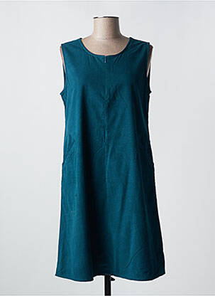 Robe mi-longue sans manche sans manche bleu AGATHE & LOUISE femme