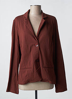 Blazer poches marron AGATHE & LOUISE femme