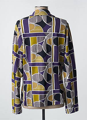 Blazer coupe cintrée violet AGATHE & LOUISE femme