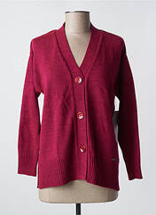 Gilet manches longues rouge AGATHE & LOUISE pour femme seconde vue