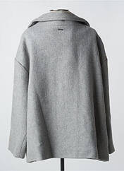 Manteau court gris AGATHE & LOUISE pour femme seconde vue