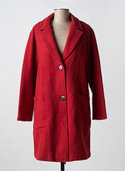 Manteau long rouge AGATHE & LOUISE pour femme seconde vue