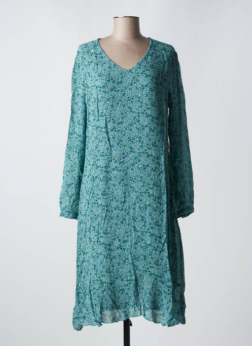 Robe mi-longue bleu AGATHE & LOUISE pour femme