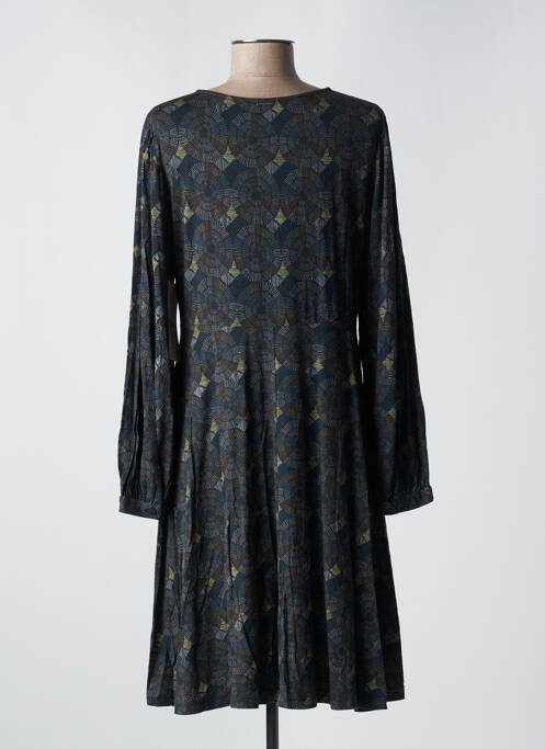 Robe mi-longue bleu AGATHE & LOUISE pour femme