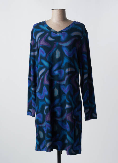 Robe mi-longue bleu AGATHE & LOUISE pour femme