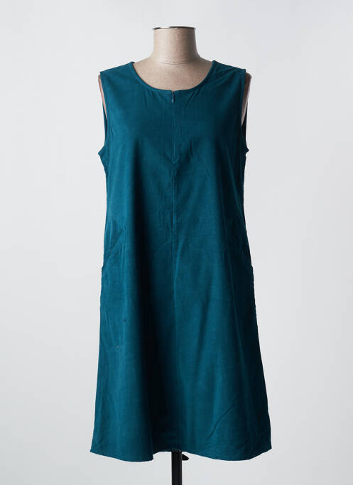 Robe mi-longue bleu AGATHE & LOUISE pour femme