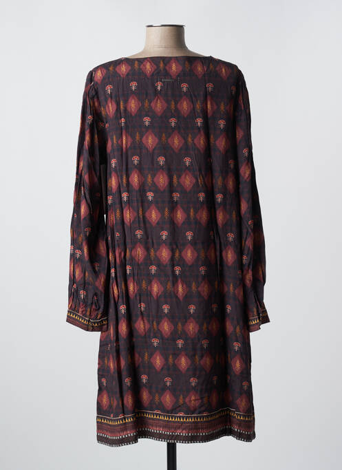 Robe mi-longue marron AGATHE & LOUISE pour femme