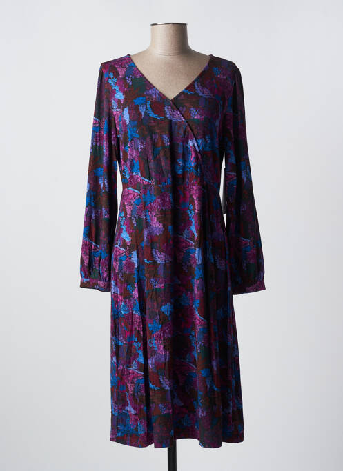 Robe mi-longue violet AGATHE & LOUISE pour femme