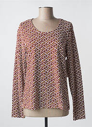 T-shirt manches longues manches longues marron AGATHE & LOUISE femme